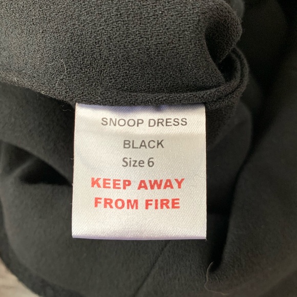 Aqua Snoop Boiled Wool Dress with Cut Out - Picture 5 of 9